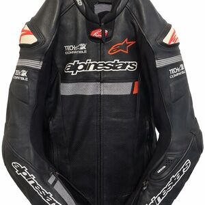 Alpinestars GP Plus R Leather Motorcycle Jacket Tech-Air Compatible Size 42